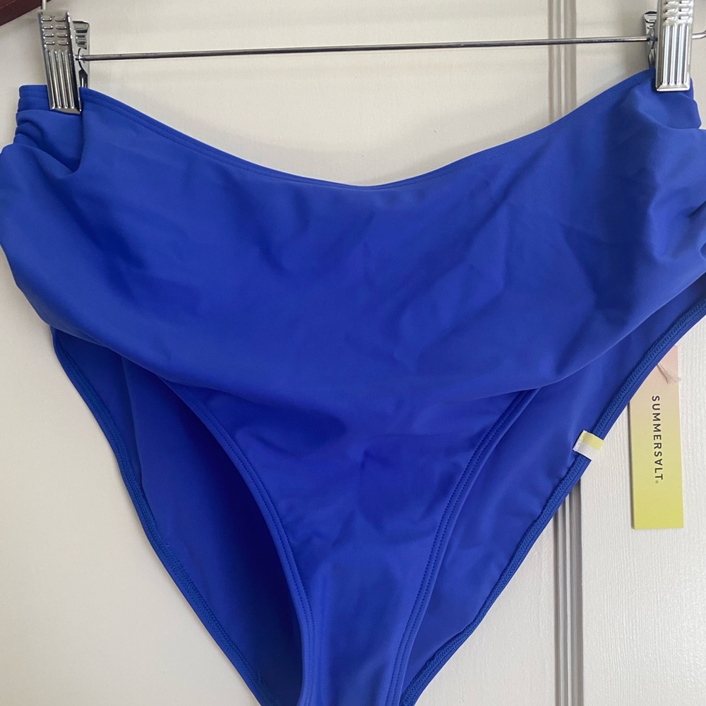 Summersalt The Ruched High Leg High Rise Bottom